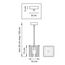 Lightstar 795412 Подвес CRISTALLO 1х40W G9 ЗОЛОТО, изображение 2