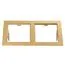 Lightstar 214523 Рамка DOMINO Double QUADRO MR16 ЗОЛОТО