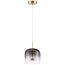 Lightstar 804018 Люстра CUPOLA LED 1х18W 900LM ЗОЛОТО/ДЫМЧАТЫЙ 3000K