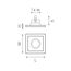 Lightstar D51707 Светильник DOMINO QUADRO МR16 (214517+214507), изображение 2