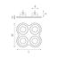 Lightstar D64607070707 Светильник DOMINO ROUND МR16 (214646+214607+214607+214607+214607), изображение 2