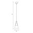 Lightstar L1T757016 Люстра CONE 1х40W GU10 (757016+592006), изображение 2