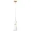 Lightstar 816016 Люстра DUMO 1х40W E14 БЕЛЫЙ МАТОВЫЙ/ЗОЛОТО