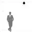 Lightstar 812117 Люстра GLOBO 1х40W E14 matt black/white, изображение 3