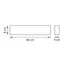 Lightstar 810626 Бра FIUME LED 20W 1900LM Matt white 4000K, изображение 2