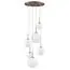 Lightstar 813063 Люстра GLOBO 6х40W E14 champagne gold/white