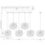 Lightstar L5PL721134 Подвес пятерной линейный EXTRA 5x3x5W(led) G9  (721134 - 5 + 572164 -1) ХРОМ, изображение 3