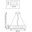 Lightstar 701161 Люстра FARAONE 66W LED 4692LM БРОНЗА 3000K, изображение 3