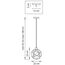 Lightstar 732417 Люстра GABBIA 1х40W E27 ЧЕРНЫЙ, изображение 2