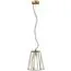 Lightstar 798121 Люстра GENNI 1х40W E27 ЛАТУНЬ/ПРОЗРАЧНЫЙ