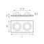 Lightstar i5290606 Светильник INTERO 16 Double QUADRO (217529+217606+217606), изображение 2