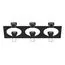 Lightstar 217537 Рамка INTERO 16 Triple QUADRO ЧЕРНЫЙ