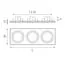Lightstar i837070707 Светильник INTERO 111 Triple QUADRO (217837+217907+217907+217907), изображение 2