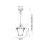 Lightstar 375070 Светильник уличн подвесной LAMPIONE LED 8W 360LM 3000K IP54, изображение 2