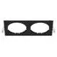 Lightstar 217527 Рамка INTERO 16 Double QUADRO ЧЕРНЫЙ