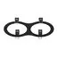 Lightstar 217927 Рамка INTERO 111 Double ROUND ЧЕРНЫЙ