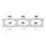 Lightstar 217536 Рамка INTERO 16 Triple QUADRO БЕЛЫЙ