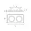 Lightstar i8270609 Светильник INTERO 111 Double QUADRO (217827+217906+217909), изображение 2