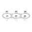 Lightstar 217636 Рамка INTERO 16 Triple ROUND БЕЛЫЙ