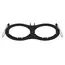 Lightstar 217627 Рамка INTERO 16 Double ROUND ЧЕРНЫЙ