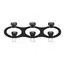 Lightstar 217637 Рамка INTERO 16 Triple ROUND ЧЕРНЫЙ