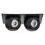 Lightstar i5277474 Светильник INTERO LED 9W*2 850LM*2 24G ЧЕРНЫЙ 4000K (217527+217074+217074)