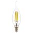 Lightstar 933604 Лампа LED FILAMENT 220V CA35 E14 6W=65W 400-430LM 360G CL 4000K 30000H