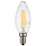 Lightstar 933702 Лампа LED FILAMENT 220V C35 E14 6W=65W 400-430LM 360G CL 3000K 30000H