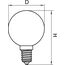 Lightstar 933824 Лампа LED FILAMENT 220V G50 E27 6W=65W 400-430LM 360G CL 4000K 30000H, изображение 2