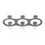 Lightstar 217639 Рамка INTERO 16 Triple ROUND СЕРЫЙ