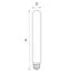 Lightstar 933904 Лампа LED FILAMENT 220V T30 E27 6W=65W 630LM 360G CL 4000K 15000H, изображение 2
