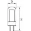 Lightstar 940402 Лампа LED 12V JC G4 3W=30W 150±30LM 360G 3000K 20000H, изображение 2