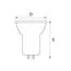 Lightstar 940952 ЛАМПА LED 220V HP11 GU10 3W=35W 240LM 120G 3000K 20000H, изображение 2