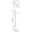 Lightstar 801713  2КОР! Торшер MARMARA LED 5W 400LM ЗОЛОТО/МРАМОР 3000K, изображение 3