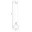 Lightstar L1T865016 Люстра LOFT 1х40W E14 (865016+592006), изображение 2