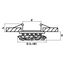 Lightstar 030304 Светильник ONORA CR MR16/HP16 ХРОМ/ПРОЗРАЧНЫЙ, изображение 2