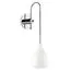 Lightstar 803530 Бра PENTOLA 1х40W E14 ХРОМ/БЕЛЫЙ