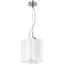 Lightstar 802110 Подвес NUBI 1х40W E27 ХРОМ/БЕЛЫЙ