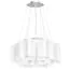 Lightstar 802160 Подвес NUBI 6х40W E27 ХРОМ/БЕЛЫЙ