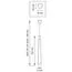 Lightstar 807017 Подвес PUNTO 1х25W G9 ХРОМ/ЧЕРНЫЙ/БЕЛЫЙ, изображение 3