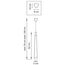 Lightstar 807014 Подвес PUNTO 1х25W G9 chrome, изображение 2