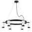 Lightstar LR01636637 Люстра RULLO 6х50W GU10 ЧЕРНЫЙ/БЕЛЫЙ (571016+214436-6+203437-6)