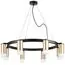 Lightstar LR0184081 Люстра RULLO 8х50W GU10 ЧЕРНЫЙ/ЗОЛОТО (571018+214440-8+202431-8)