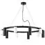 Lightstar LR020365875 Люстра RULLO 10х50W GU10 ЧЕРНЫЙ/БЕЛЫЙ (571020+214436-5+214487-5)