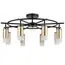 Lightstar LR7184081 Люстра RULLO 8х50W GU10 ЧЕРНЫЙ/ЗОЛОТО (571718+214440-8+202431-8)