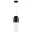 Lightstar 690117 Люстра RAMO 1х40W E27 ЧЕРНЫЙ МАТОВЫЙ/БЕЛЫЙ