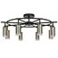 Lightstar LR7183180 Люстра RULLO 8х50W GU10 ЧЕРНЫЙ/БРОНЗА (571718+214431-8+202430-8)