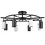 Lightstar LR718374364 Люстра RULLO 8х50W GU10 ЧЕРНЫЙ/БЕЛЫЙ (571718+214437-4+214436-4)