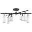 Lightstar LR7283648640 Люстра RULLO 8х50W GU10 ЧЕРНЫЙ/БЕЛЫЙ (571728+214436-4+214486-4+202430-8)