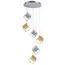 Lightstar 805569 Люстра QUBICA 6х2W(led) G4 12V ЗОЛОТО/ХРОМ/ПРОЗРАЧНЫЙ